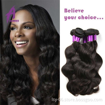 Double drawn Factory vendor Malaysian Virgin Remy hair extension human hair